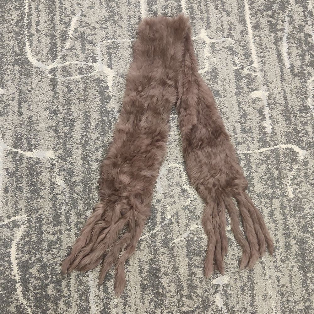 Platania Rabbit Fur Scarf